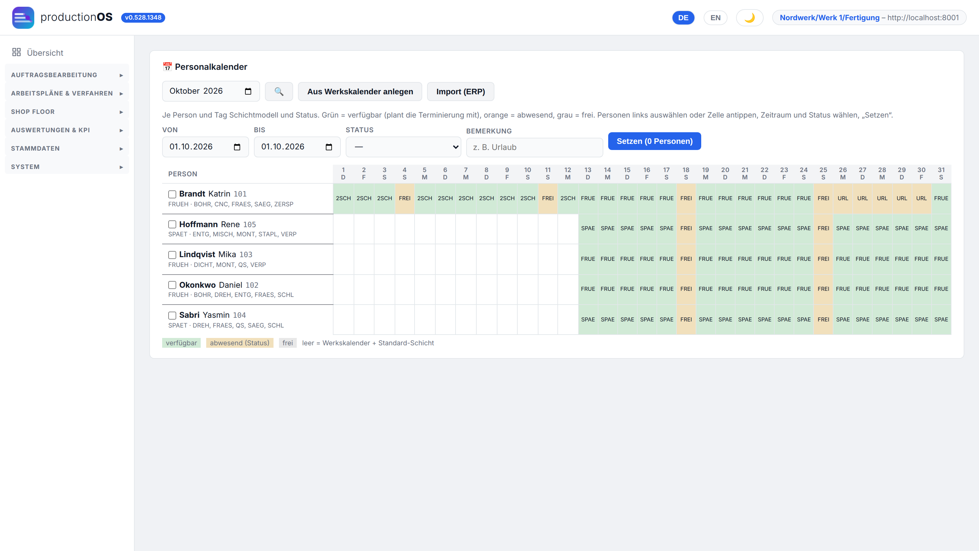 Personalkalender